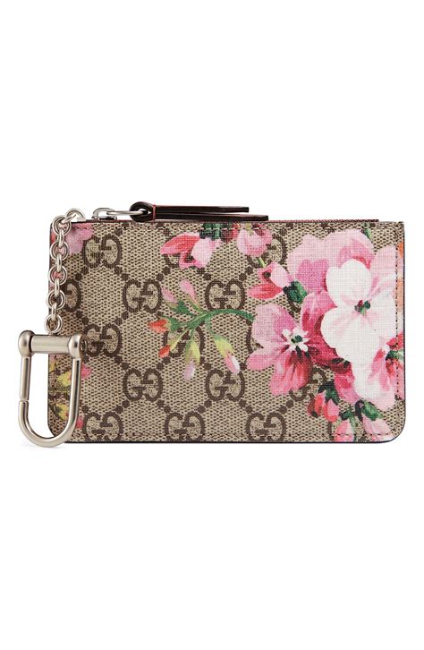 gucci bloom cosmetic pouch|gucci blooms key pouch.